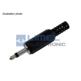 JACK Zástrčka 3,5mm Mono PVC na kábel