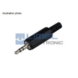 JACK Zástrčka 3,5mm Stereo PVC na kábel