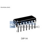 40106 CMOS DIP14 -TEX- sklad 2ks