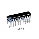 PIC16F84A-04/P DIP18 -MIC- 2.