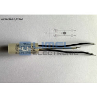 Kondenzátor odrušovací 100nF + 2x2700pF, X1Y2, 250VAC, 3vývody, KPB7300 -ISKRA-