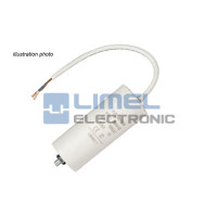 Kondenzátor motorový 12,00uF 450VAC s káblom