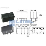 Relé  12VDC, 2x2A, G5V2, -OMRON-