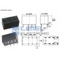 Relé  12VDC, 2x2A, G5V2, -OMRON-