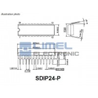 TDA7314S SDIP24 -STM- sklad 2ks