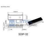 TDA4858 SDIP32 -PHI- sklad 1ks