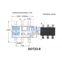 OB2273M SMD SOT23-6pin, SMD-kód:73, s10