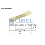 Rýchlospojka - LISOVACIA izol. 0,2-0,5mm² Biela-priehľadná *