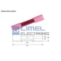 Rýchlospojka - LISOVACIA izol. 0,5-1,5mm² Červená