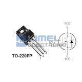 TK12A60D, 12A60D, N-FET TO220F-3PIN ISOL -Toshiba/STM-