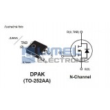 AOD4186, N-FET, TO252AA, -A&O-