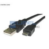 Kábel USB A zástrčka - MICRO USB B zástrčka  1,80m * USB 2.0